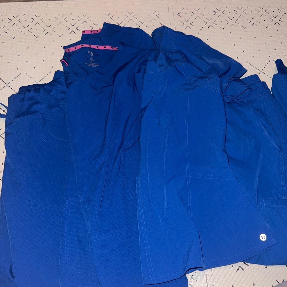 Royal Blue Scrub Set bundle